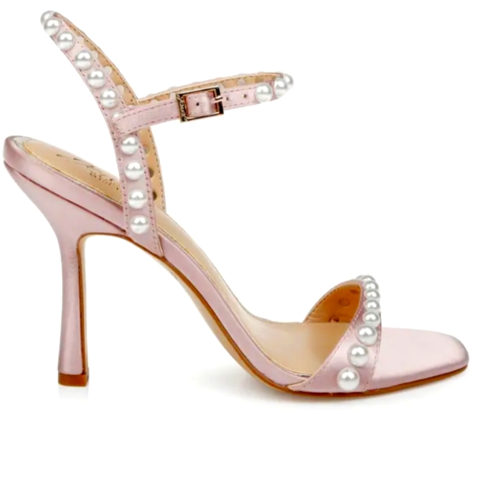 Badgley Mischka Baby Pink Heels